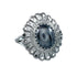 Southwestern Hematite Sterling Silver Ring Size 6-1/2 JX130362
